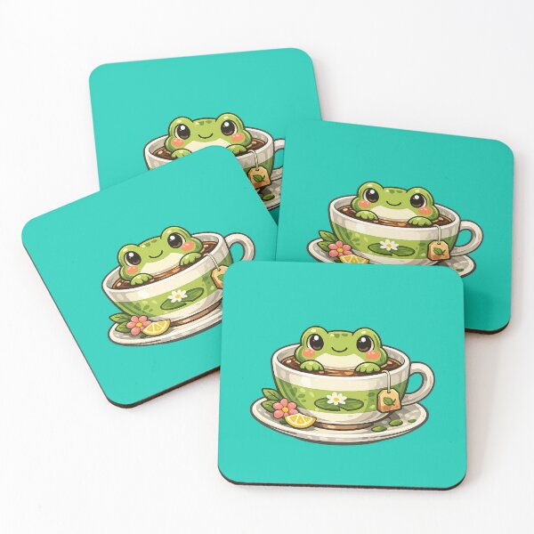 Item preview, Adorable frog in a teacup designed and sold by FroggyOnly.