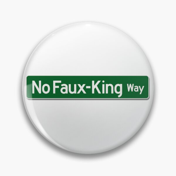 Item preview, No Kings - "No Faux-King Way" - Street Sign  designed and sold by gmalecki.