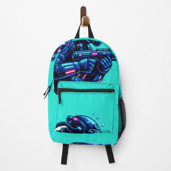 Item preview, Cyberpunk Digital Shark Hunter designed and sold by Thaivi Design.
