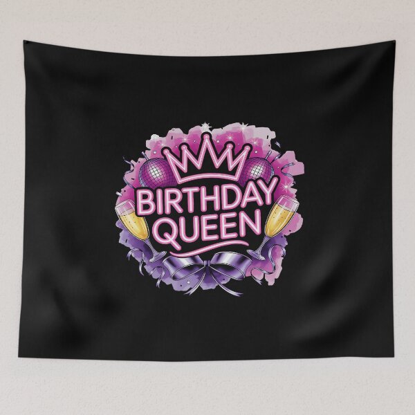 Item preview, Birthday Queen Era – Trendy Birthday Celebration Design designed and sold by artedigital99.