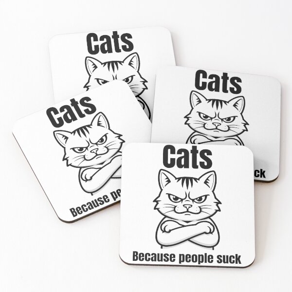 Item preview, Cats because people suck designed and sold by Jodelsky.