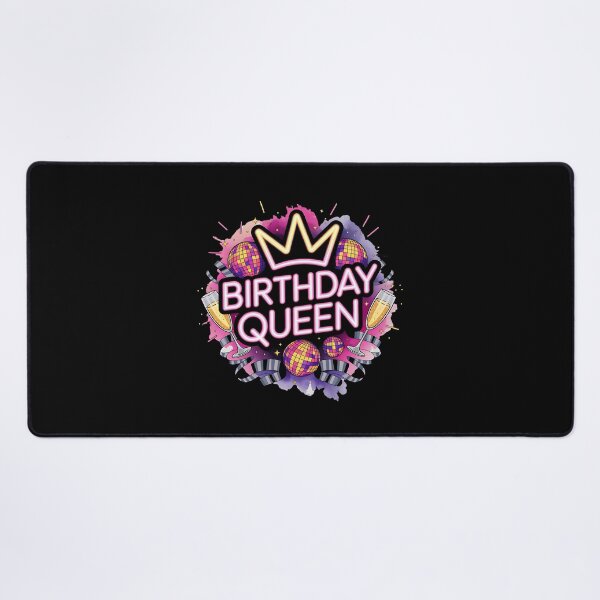 Item preview, Birthday Queen Aesthetic – Cute Birthday Party Graphic designed and sold by artedigital99.