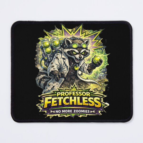Item preview, Super Pet Villain Fetch less No More Zoomies designed and sold by WildWonderfulWear.