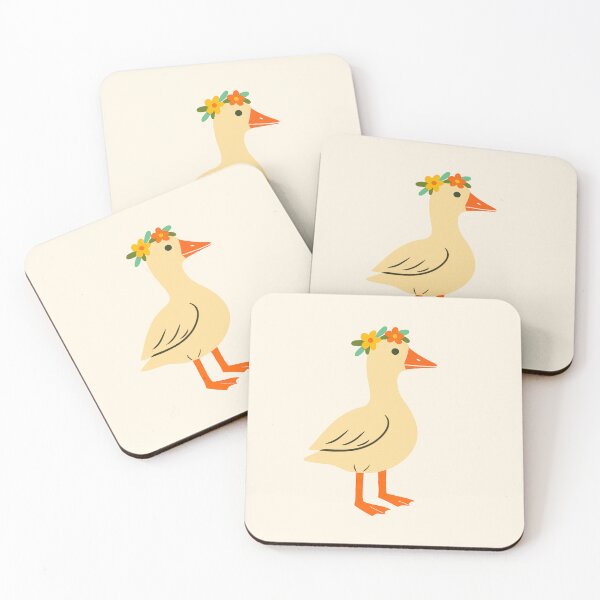 Item preview, Goose with a flower wreath designed and sold by DariaCraft.