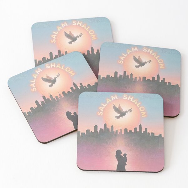 Item preview, Salam Shalom - Universal Call for Peace and Harmony (with Peace Dove) designed and sold by Rhyme & Rag.