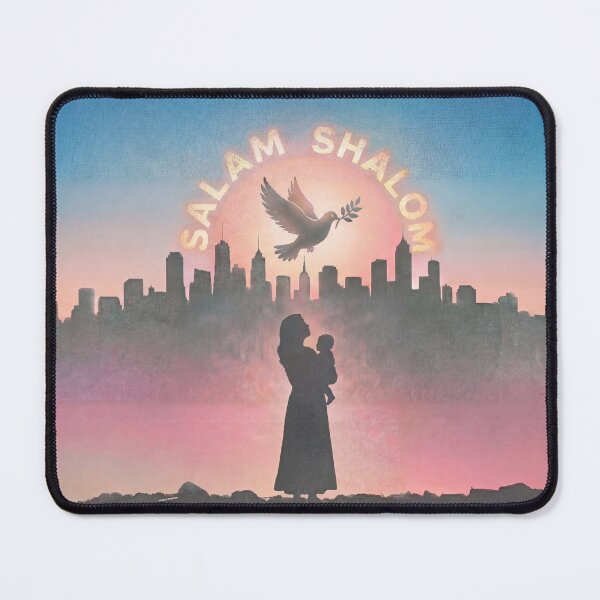 Item preview, Salam Shalom - Universal Call for Peace and Harmony (with Peace Dove) designed and sold by Rhyme & Rag.