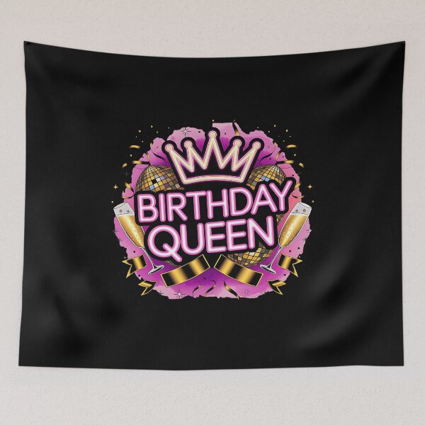Item preview, Birthday Queen Birthday Outfit – Party Graphic Design designed and sold by artedigital99.