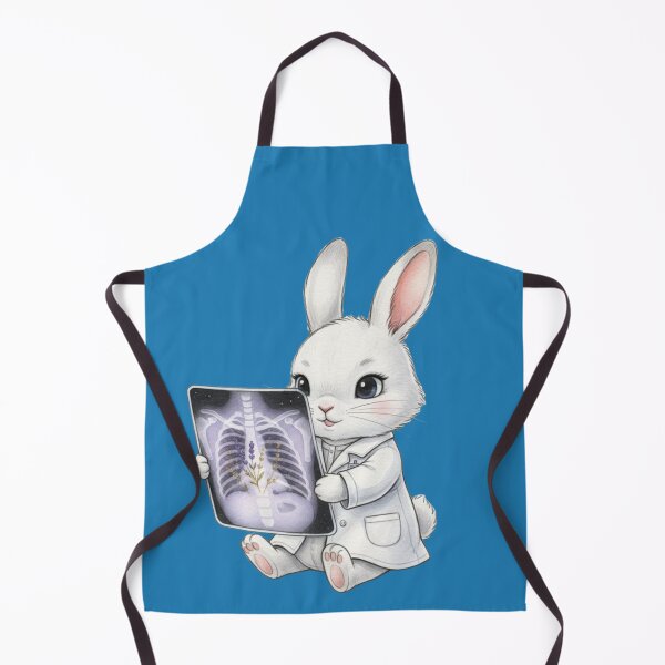 Item preview, Bunny Radiologist with X-Ray – Cute Medical Illustration designed and sold by med-lavender-ee.