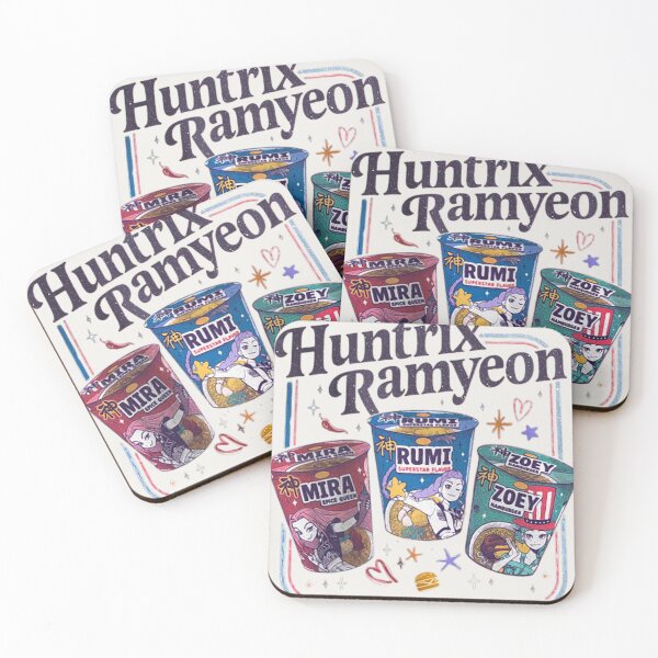 Item preview, Huntrix Ramyeon Shirt, Rumi Mira Zoey K-Pop Demon Hunter Tee designed and sold by Rhastasnixon.