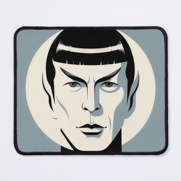 Item preview, spock portait minimalistic designed and sold by Kate1art.
