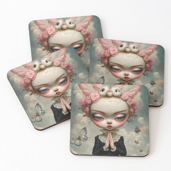 Item preview, Silent Prayer. Pop Surrealism Art inspired by Mark Ryden. Lowbrow art.. designed and sold by Piagor.