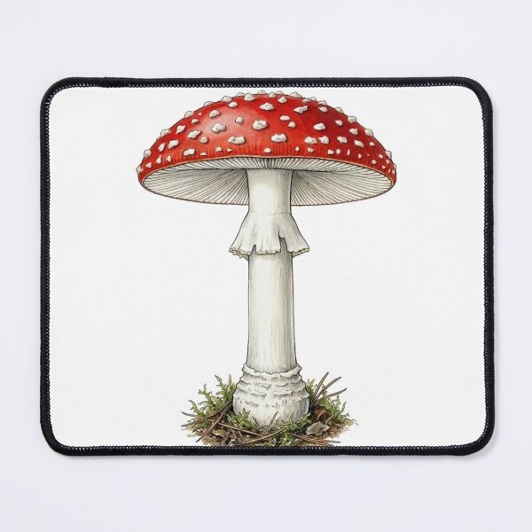 Item preview, Fly Agaric Mushroom Scientific Illustration designed and sold by Chaoscience.