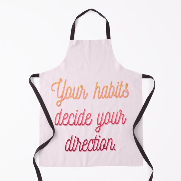 Item preview, Your Habits Decide Your Direction – Motivational Quote Typography designed and sold by StorySeller85.