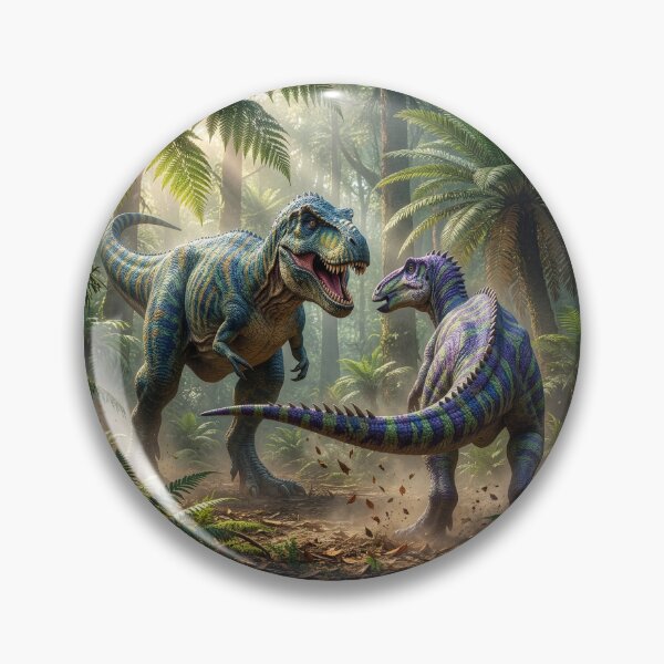 Item preview, Tyrannosaurus Menaces Hadrosaurus designed and sold by Tridentulus.