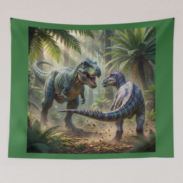 Item preview, Tyrannosaurus Menaces Hadrosaurus designed and sold by Tridentulus.