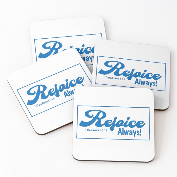 Item preview, Words to live by series: Rejoice Always! designed and sold by GreatScottsArt.