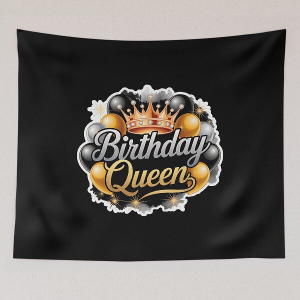 Item preview, Birthday Queen Birthday Party Shirt – Cute Celebration Design designed and sold by artedigital99.