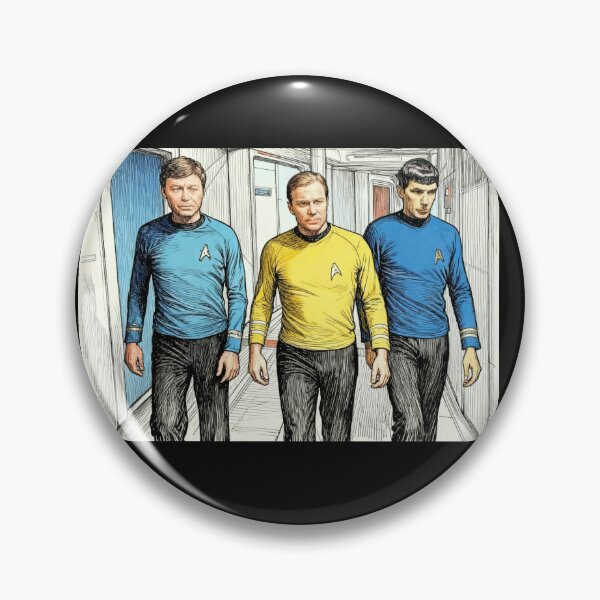 Item preview, Captain Kirk, Spock, and Scotty designed and sold by sid1802.