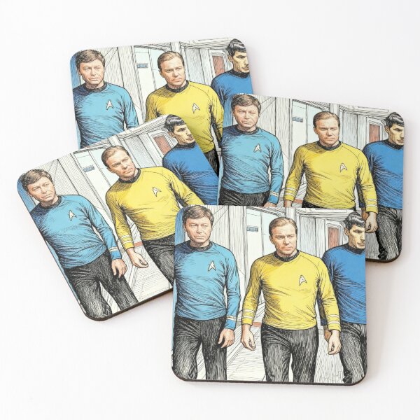 Item preview, Captain Kirk, Spock, and Scotty designed and sold by sid1802.