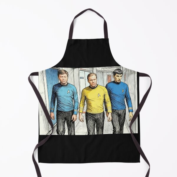Item preview, Captain Kirk, Spock, and Scotty designed and sold by sid1802.