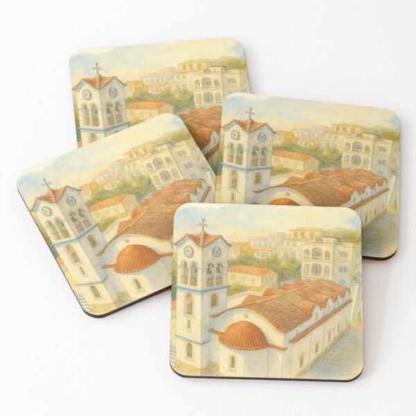 Item preview, Greek Church, Watercolor designed and sold by andiefrazier22.