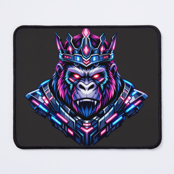 Item preview, Neon Cyberpunk Gorilla King designed and sold by Thaivi Design.