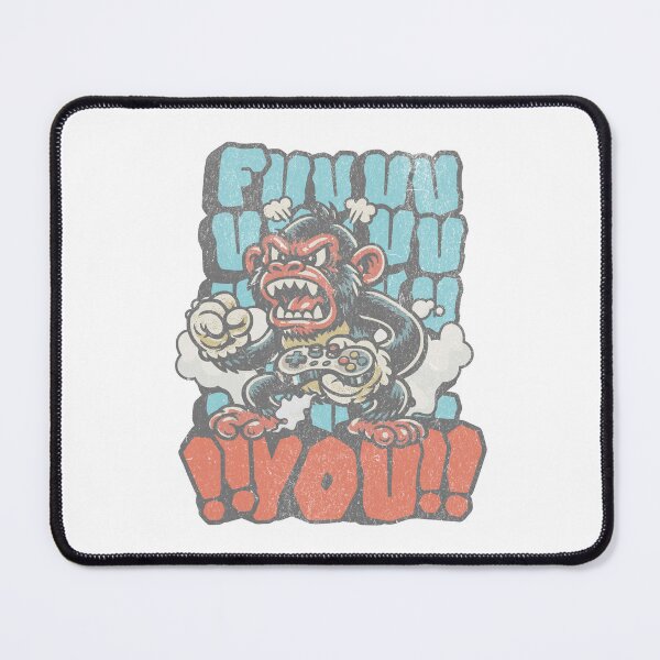 Item preview, Fuuuu You – Angry Gamer Monkey Funny Gaming Rage designed and sold by Proto Lab Studio.