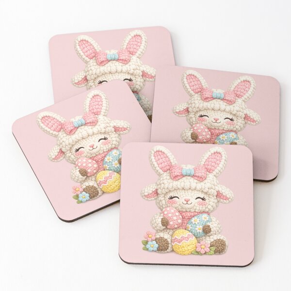 Item preview, Cute Crochet Easter Lamb Bunny Eggs Amigurumi designed and sold by DigitalMomy.