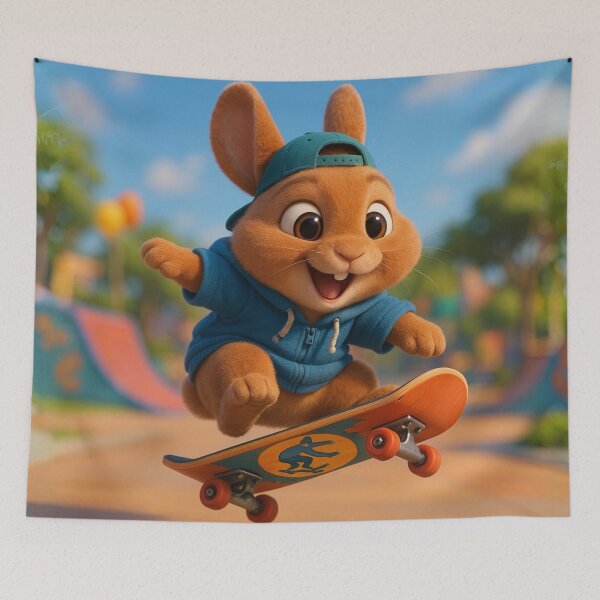 Item preview, Skater Rex Rabbit designed and sold by Sillytoe.