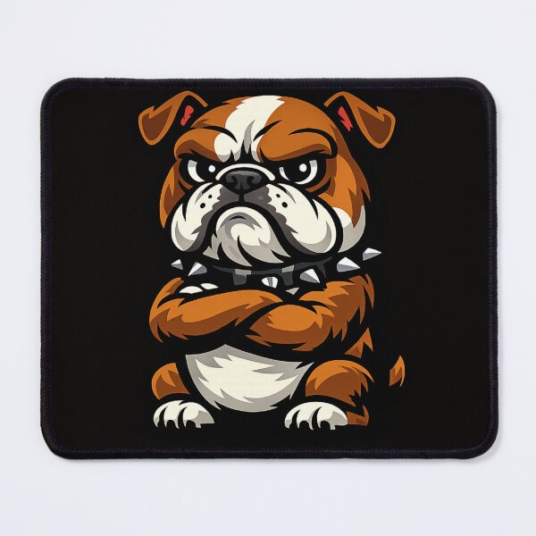 Item preview, Tough Bulldog – Angry Dog Cartoon Design designed and sold by JustViralShirts.