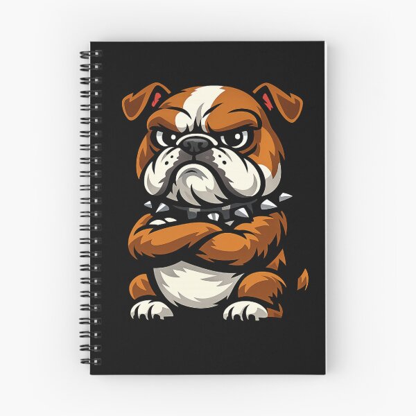 Item preview, Tough Bulldog – Angry Dog Cartoon Design designed and sold by JustViralShirts.