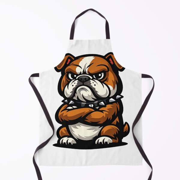 Item preview, Tough Bulldog – Angry Dog Cartoon Design designed and sold by JustViralShirts.