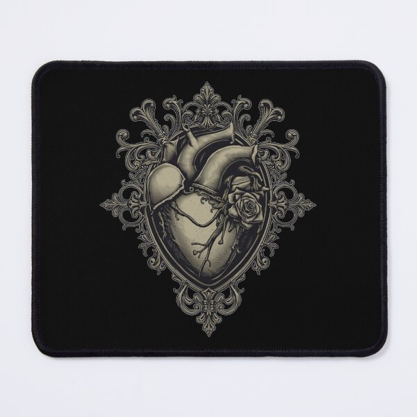 Item preview, Victorian Gothic Anatomical Heart – Dark Romantic Baroque Art designed and sold by Cindralith.