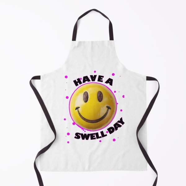 Item preview, Have a Swell Day – Retro Smiley Face Positive Vibes Design designed and sold by Ignorant-Artist.