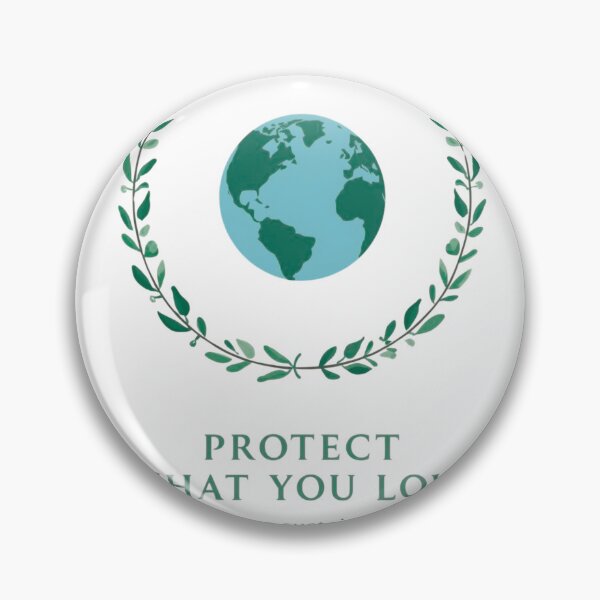 Item preview, Protect What You Love Sticker | Sustainability Climate Action | Eco Friendly Earth Day Gift designed and sold by NeonNerdStudio.