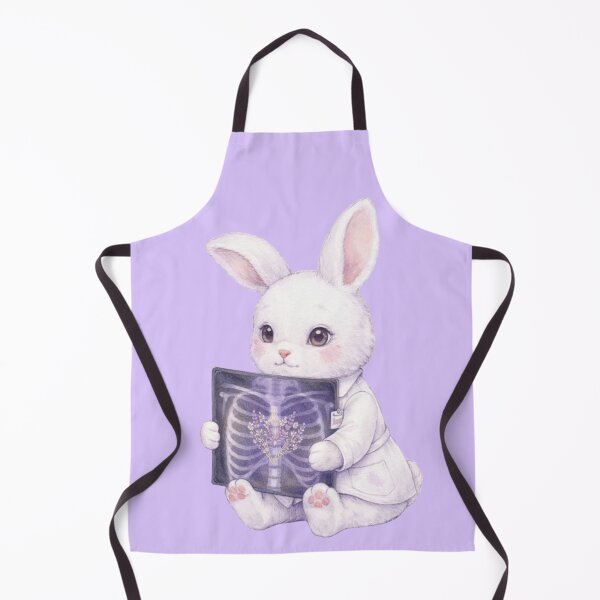 Item preview, Cute Radiology Bunny with X-Ray Film – Medical Illustration designed and sold by med-lavender-ee.