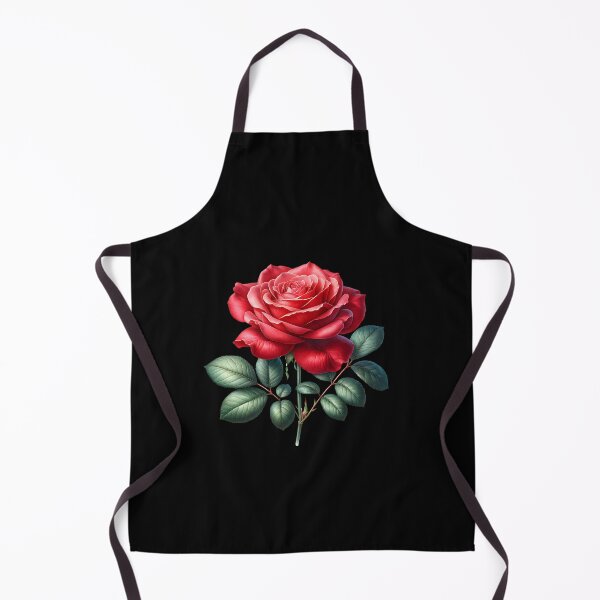 Item preview, Vintage Red Rose Illustration – Romantic Flower Art designed and sold by artedigital99.