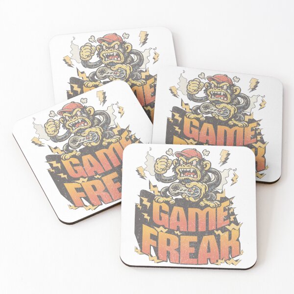 Item preview, Game Freak – Angry Gamer Monkey Funny Gaming Design designed and sold by Proto Lab Studio.