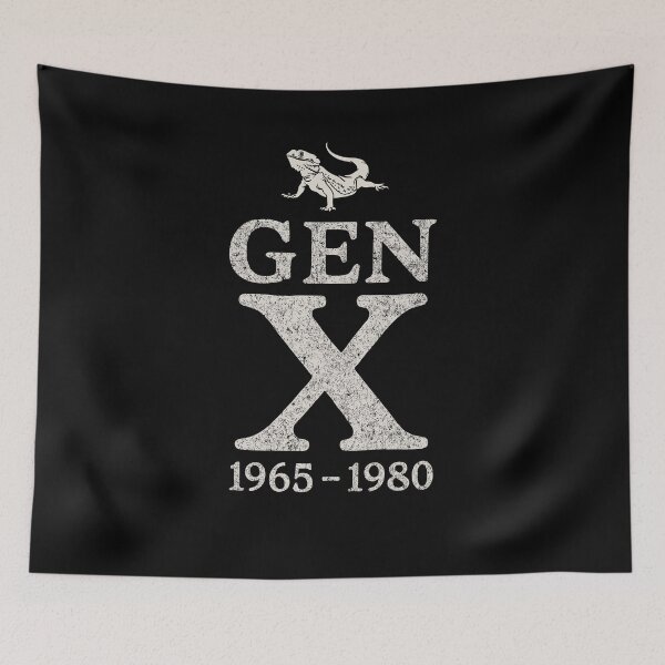 Item preview, Generation X 1965-1980 Vintage Retro Lizard Design designed and sold by KolbaVison.