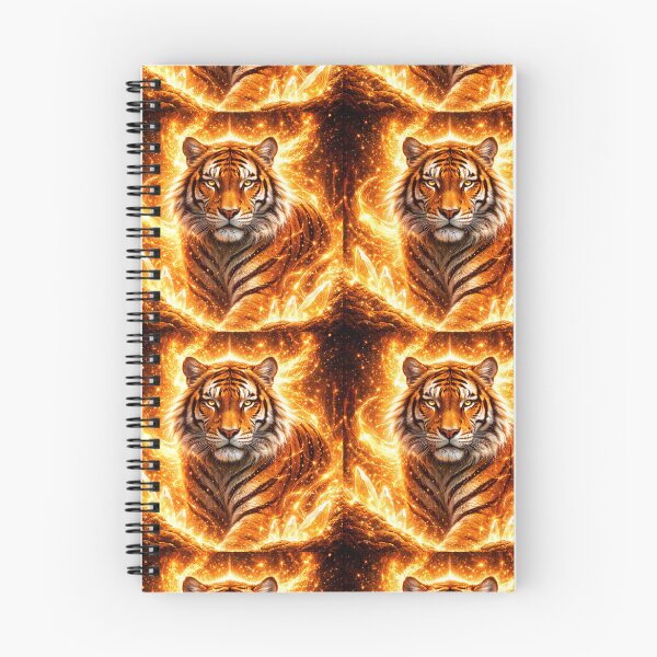 Item preview, “Celestial Fire Tiger – Mystical Cosmic Spirit Animal” designed and sold by GeoWild Designs.