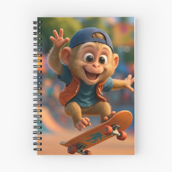 Item preview, Skater Rhesus Macaque designed and sold by Sillytoe.