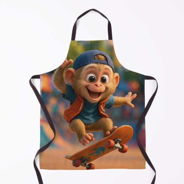 Item preview, Skater Rhesus Macaque designed and sold by Sillytoe.