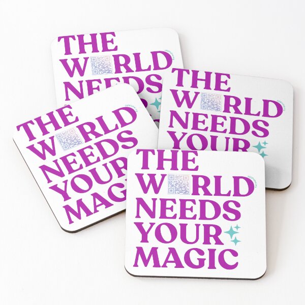 Item preview, The World Needs Your Magic Inspirational Quote designed and sold by Bethehealing.
