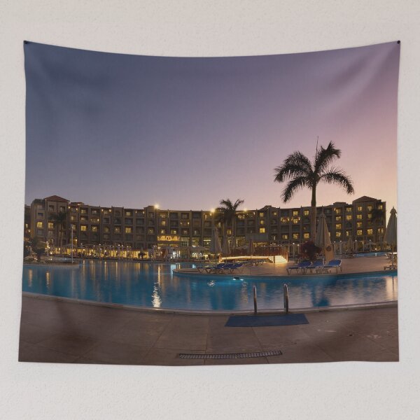 Item preview, Sunrise Alora Aqua Park in the evening. Hurghada 2026 designed and sold by Jouko Lehto Photography.