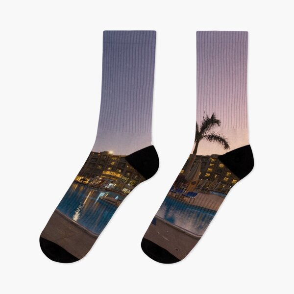 Item preview, Sunrise Alora Aqua Park in the evening. Hurghada 2026 designed and sold by Jouko Lehto Photography.