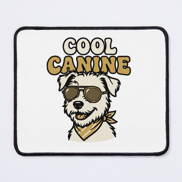Item preview, Cool Canine Retro Dog with Sunglasses and Bandana designed and sold by world_iteration.