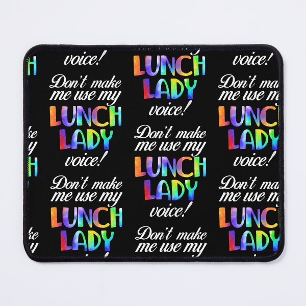 Item preview, Don't Make Me Use My Lunch Lady Voice Volunteer Tie Dye designed and sold by Goleon12.