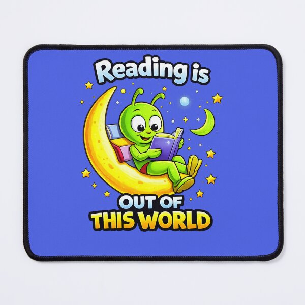 Item preview, Reading Is Out Of This World Alien designed and sold by madebysiwa.