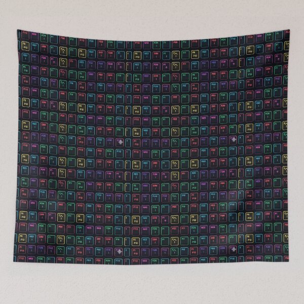 Item preview, Colorful Keyboard Matrix designed and sold by StickVerse by Owais.