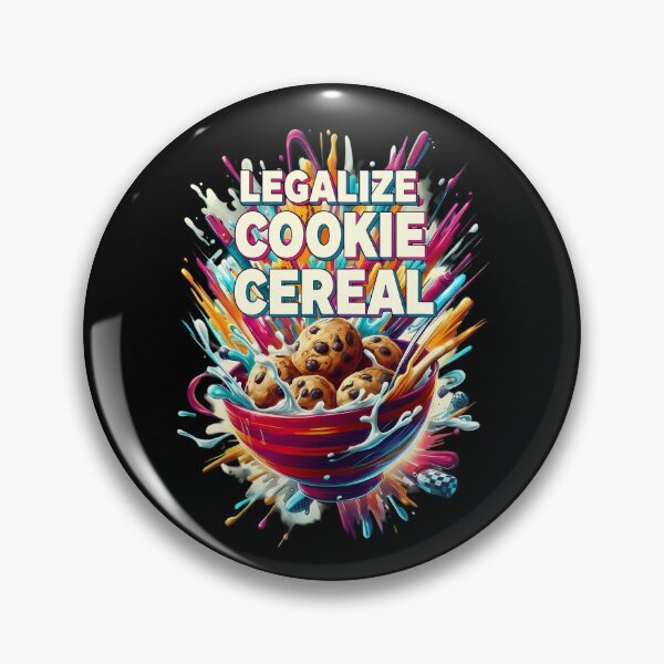 Item preview, Legalize Cookie Cereal – Funny Cookie Cereal Breakfast Design designed and sold by Art-Arcade6.